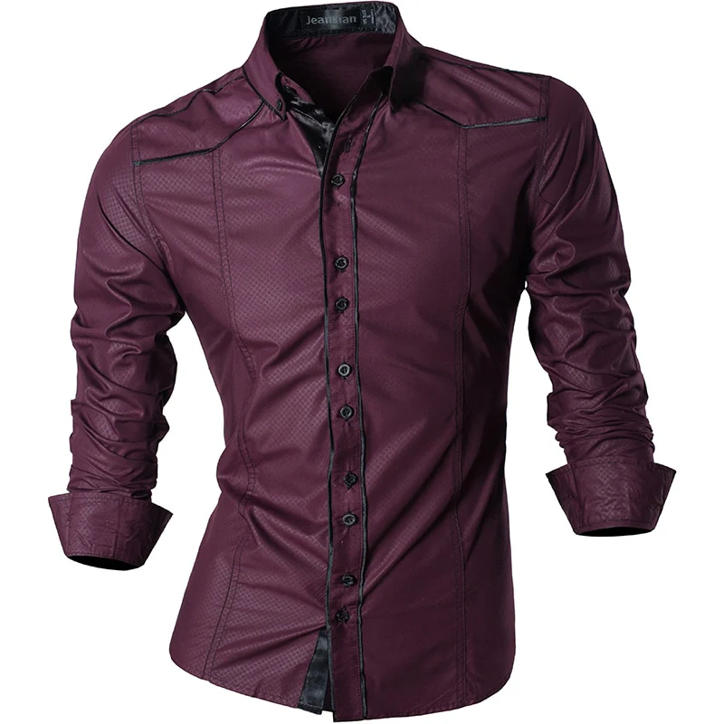jeansian Spring Autumn Features Shirts Men Casual Shirt New Arrival Long Sleeve Casual Male Shirts Z034 - Image 26