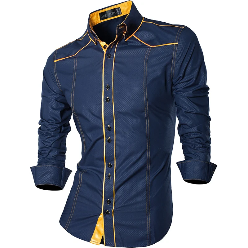 jeansian Spring Autumn Features Shirts Men Casual Shirt New Arrival Long Sleeve Casual Male Shirts Z034 - Image 27