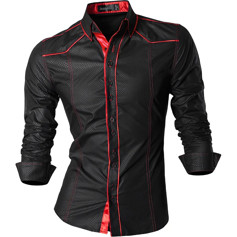 jeansian Spring Autumn Features Shirts Men Casual Shirt New Arrival Long Sleeve Casual Male Shirts Z034 - Image 7