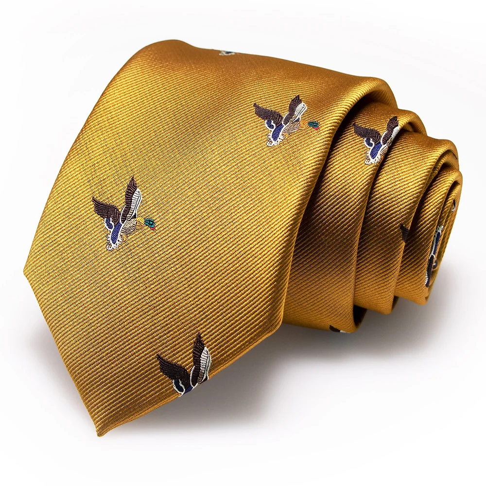 JEMYGINS 2020 New Ties For Men 8cm silk Woven Fashion Men Tie Handmade Animals Pattern Necktie Classic Party Wedding gift - Image 10