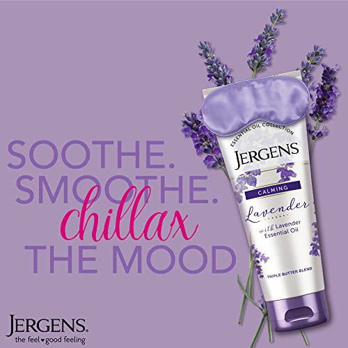 Jergens Lavender Body Butter Hand and Body Lotion, Moisturizer for Women, with Essential Oils for Indulgent Moisturization, 7 Ounce (Pack of 3) - Image 11