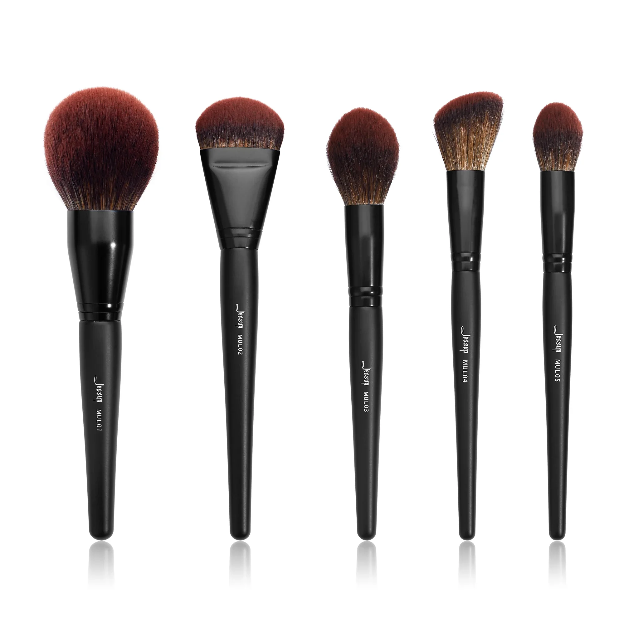Jessup Makeup Brushes set,3-21pcs Premium Synthetic Big Powder Brush Foundation Concealer Eyeshadow Eyeliner Spoolie Wooden T271 - Image 8