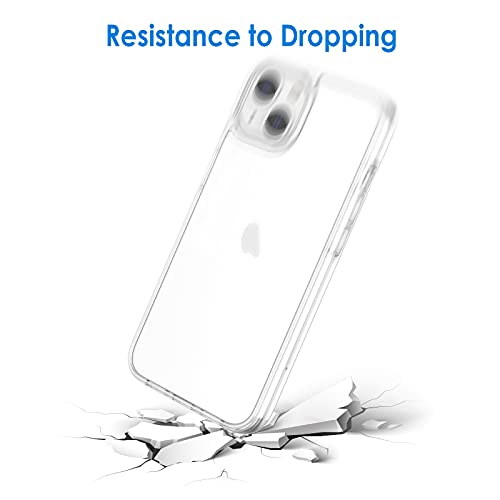 JETech Case for iPhone 13 6.1-Inch, Non-Yellowing Shockproof Phone Bumper Cover, Anti-Scratch Clear Back (Clear) - Image 2