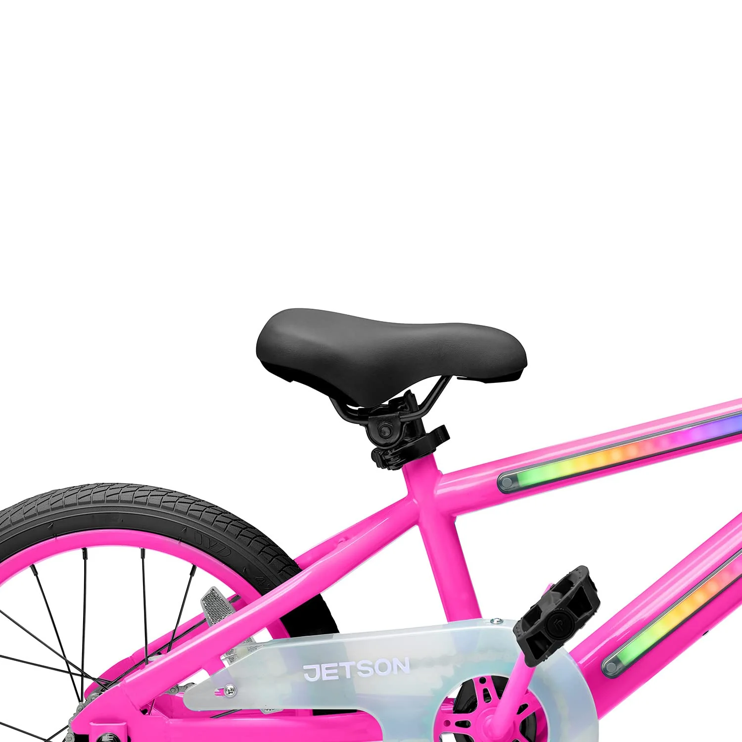 Jetson Light Rider M 16” Wheels Kids’ Light-up Unisex Bike, Ages 3+, Includes Light-up Frame and Light-up Training Wheels, Three Different Light Modes, Seven Color Options, Easily Adjustable Handlebar - Image 5