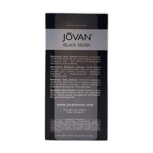 Jovan Black Musk Eau de Cologne for Men, 88ml - Image 5