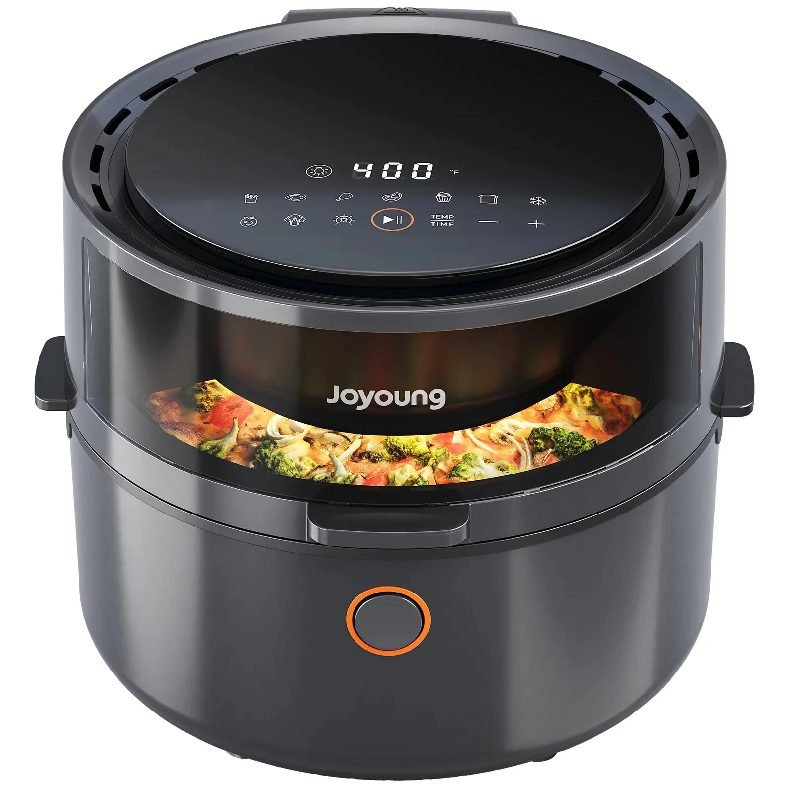 JOYOUNG Air Fryer 10 in 1 Digital Air Fryer Oven 5.8 QT Air Fryer Toaster Oven Oilless Cooker 120° Visible Window Free Recipes - Image 7