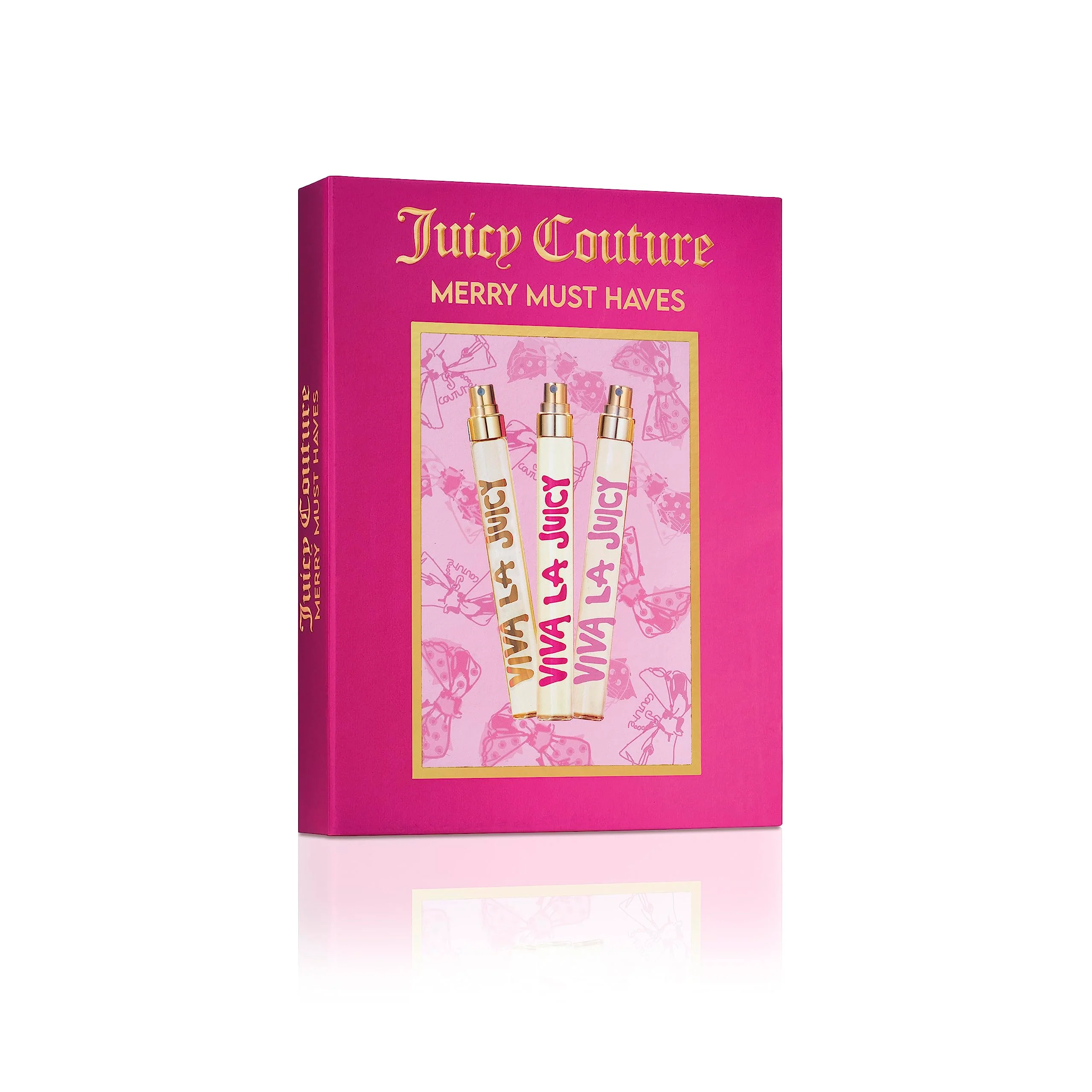 Juicy Couture, 3 Piece Fragrance Set Viva La Juicy Eau De Parfum, Women's Perfume Set Includes Three Coffret Mini Perfumes - Fruity & Sweet Travel Coffret Perfume for Women - Image 2