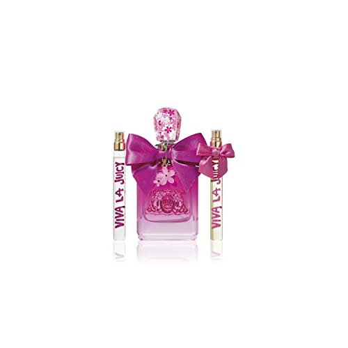 Juicy Couture Viva La Juicy Petals Please 3 Piece Fragrance Gift Set, Perfume for Women - Image 2
