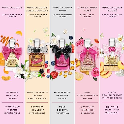 Juicy Couture, Viva La Juicy Sucre Eau De Parfum, Women's Mini Perfume with Notes of Peach, Orange Flower & Whipped Cream - Fruity & Sweet Perfume for Women, EDP Spray Travel Perfume, 0.33 Fl Oz - Image 4