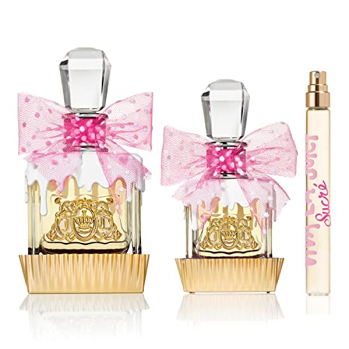 Juicy Couture, Viva La Juicy Sucre Eau De Parfum, Women's Perfume with Notes of Peach, Orange Flower & Whipped Cream - Fruity & Sweet Perfume for Women, EDP Spray, 3.4 Fl Oz - Image 2