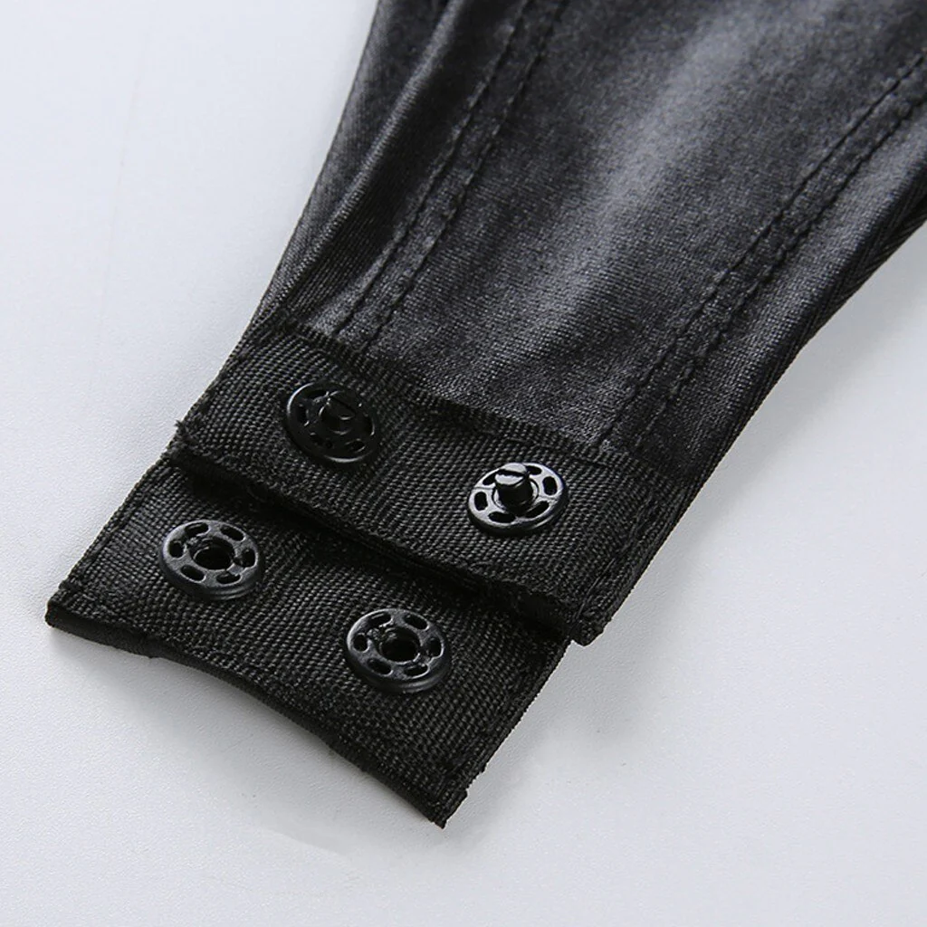 Jumpsuit Women Sexy Tops Bandage One-piece leather Bodysuit Teddy Lingerie Clubwear Sexy Club Costumes Female Sexy Top 2021 new - Image 7