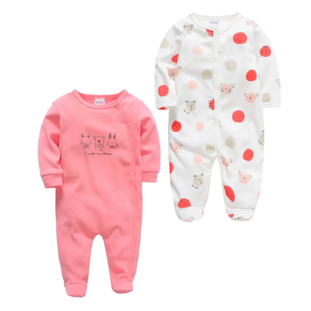 Kavkas 2 Pcs/set Baby Boy Rompers Long Sleeve 100% Cotton Cartoon Print Overalls 0-12 Months Autumn Girls Clothes Infant Costume - Image 11