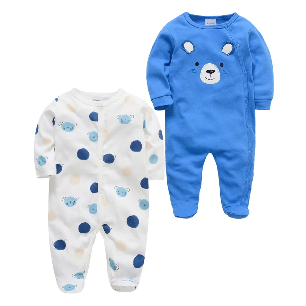 Kavkas 2 Pcs/set Baby Boy Rompers Long Sleeve 100% Cotton Cartoon Print Overalls 0-12 Months Autumn Girls Clothes Infant Costume - Image 12