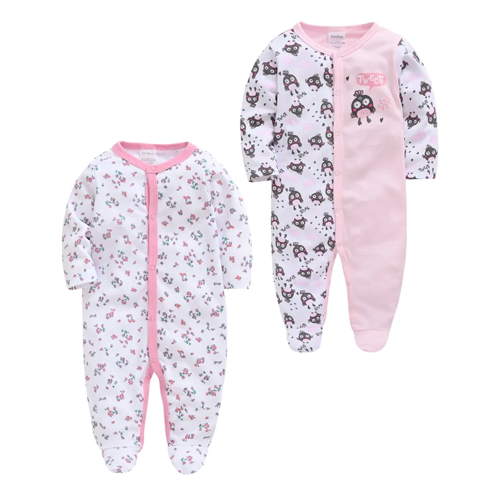 Kavkas 2 Pcs/set Baby Boy Rompers Long Sleeve 100% Cotton Cartoon Print Overalls 0-12 Months Autumn Girls Clothes Infant Costume - Image 20