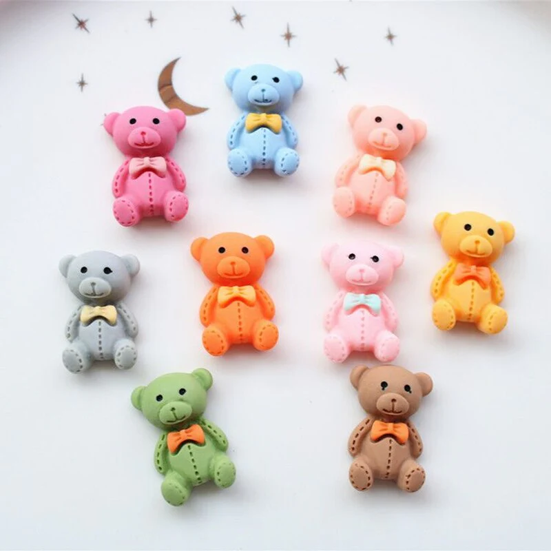 Kawaii Beauty/Bufferfly/Slime Resin Gummy Bear Nail Art Resin 3D Nail Charms Rhinestone Decoration Manicure Accessories Supplies - Image 38