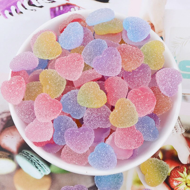 Kawaii Beauty/Bufferfly/Slime Resin Gummy Bear Nail Art Resin 3D Nail Charms Rhinestone Decoration Manicure Accessories Supplies - Image 4