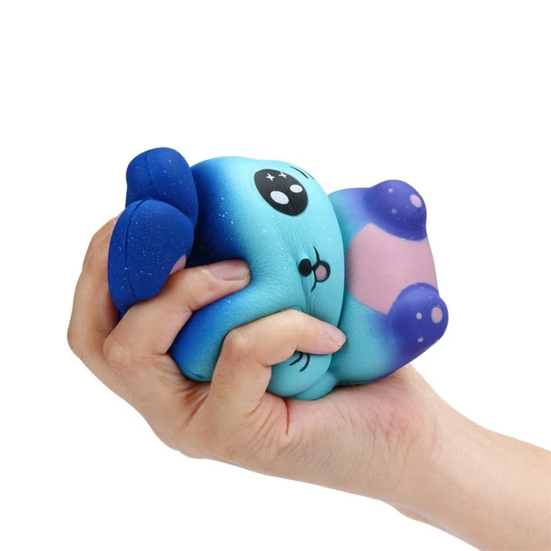 Kawaii Squishy Toys for Kids Starry Rabbit Scented Squeeze Toy Squishy Slow Rising Jumbo Anti-stress Kids Fidget Toys - Image 3