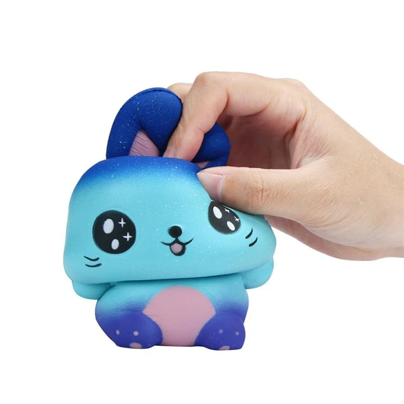 Kawaii Squishy Toys for Kids Starry Rabbit Scented Squeeze Toy Squishy Slow Rising Jumbo Anti-stress Kids Fidget Toys - Image 4