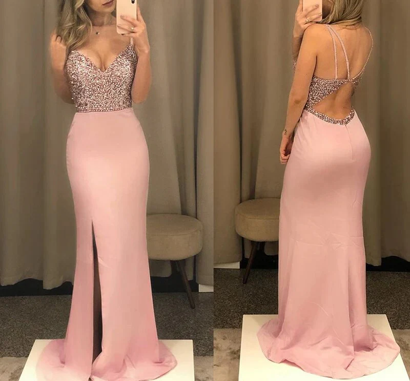Kayotuas Women Dress Fashion Sequins Long Evening Cocktail Bodycon Party Ball Gown Formal Office Lady Beachwear Bikini Cover Up - Image 3