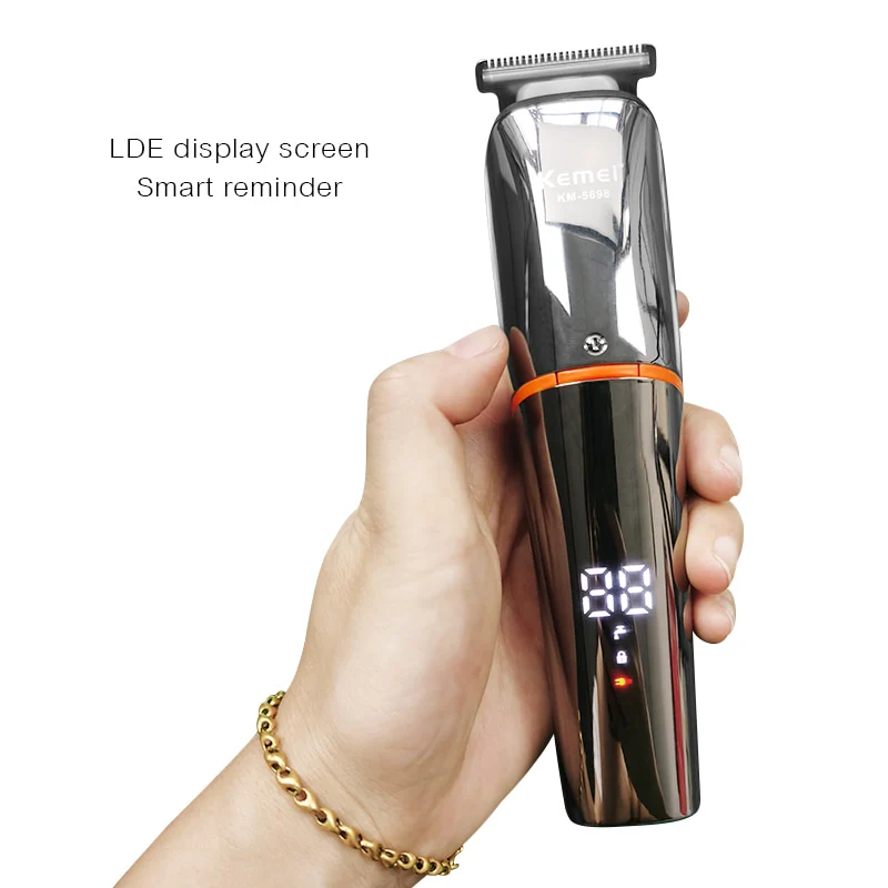 KEMEI Electric Hair Clipper LED Display for Men Professional Hair Trimmer USB Charging Rechargeable Hair Cutting Beard Machine - Image 5