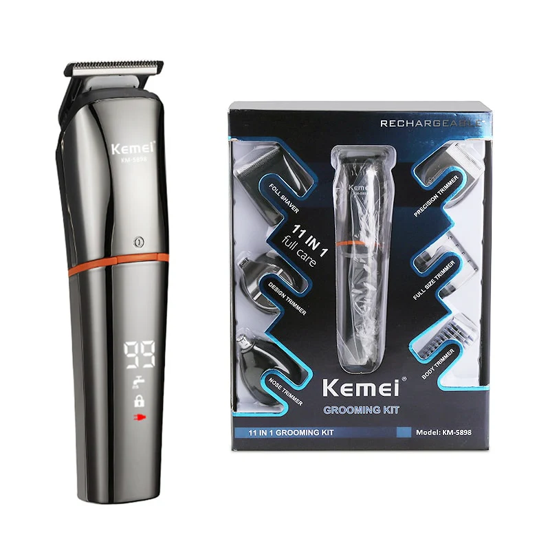 KEMEI Electric Hair Clipper LED Display for Men Professional Hair Trimmer USB Charging Rechargeable Hair Cutting Beard Machine - Image 6