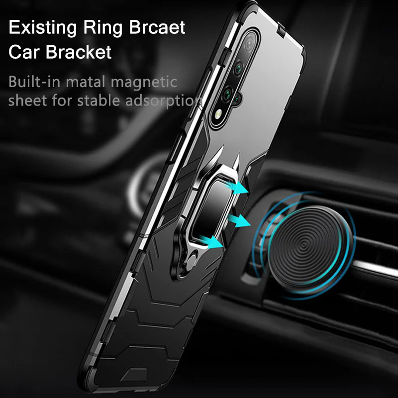 KEYSION Shockproof Armor Case For Huawei Mate 30 20 Pro P30 P20 lite P Smart Y5 Y6 Y7 Y9 2019 Phone Cover for Honor 20 Pro 10i 10 lite 8a 8X 9X - Image 9