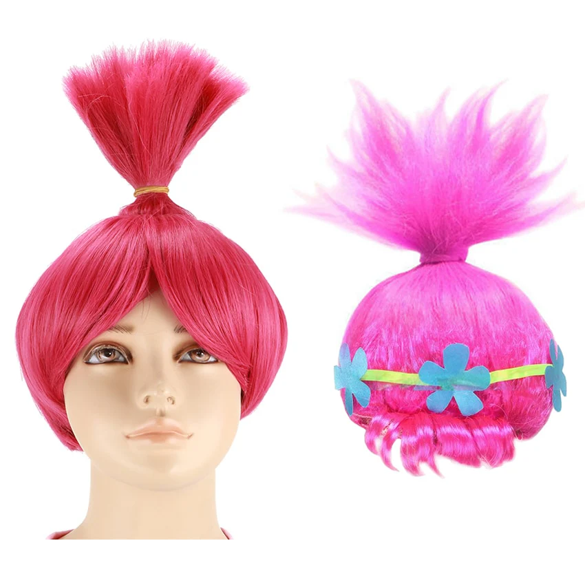 Kids Costumes Girls Dresses Trolls Poppy Costume Dress For Girls Halloween Costumes for Kids Carnaval Costume Fancy Dress - Image 5