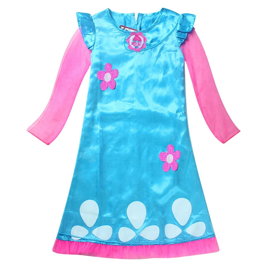 Kids Costumes Girls Dresses Trolls Poppy Costume Dress For Girls Halloween Costumes for Kids Carnaval Costume Fancy Dress - Image 8