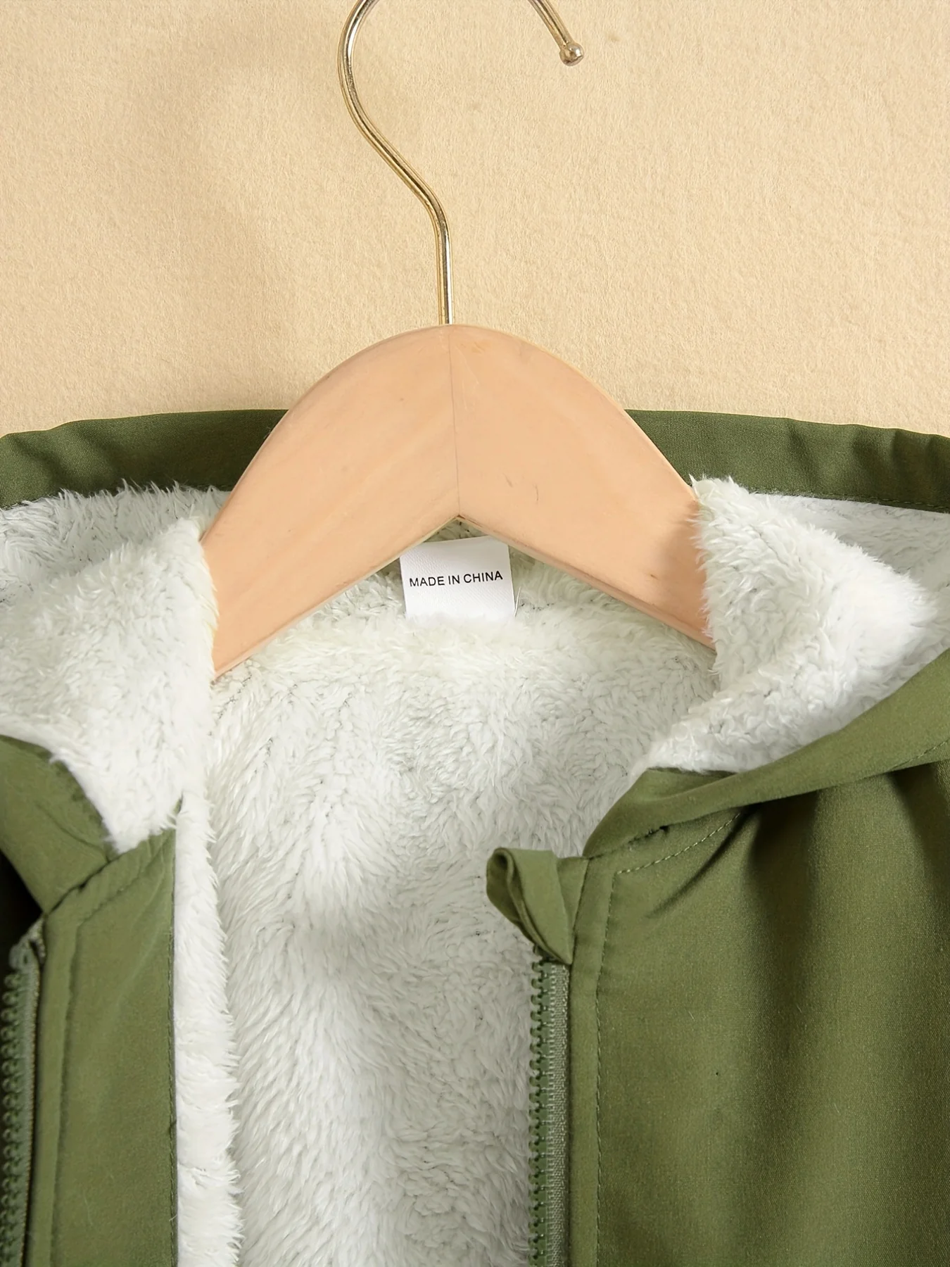 Kids Fleece Lined Warm Hooded Zipper Coat, Toddler Baby's Casual Hoodie Jacket - Image 6