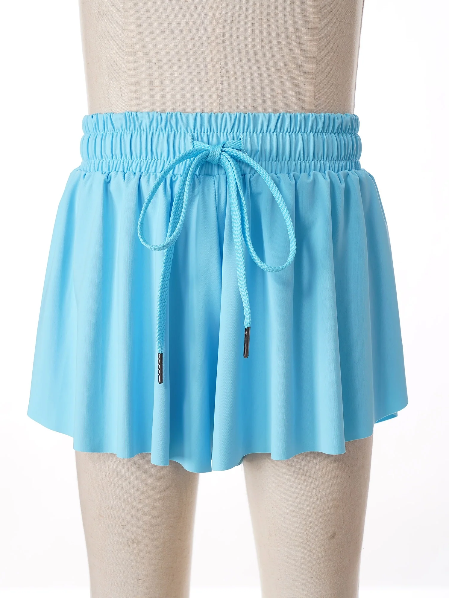 Kids Girls Sport Shorts Culottes Summer Loose Chiffon Skirts with Built-in Shorts for Jogging Tennis Badminton Workout Sportwear - Image 11