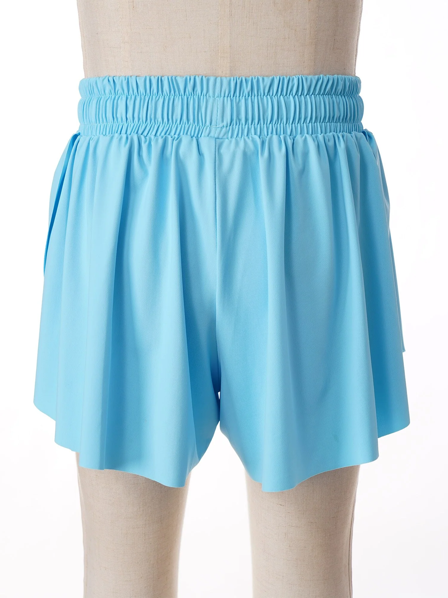 Kids Girls Sport Shorts Culottes Summer Loose Chiffon Skirts with Built-in Shorts for Jogging Tennis Badminton Workout Sportwear - Image 13