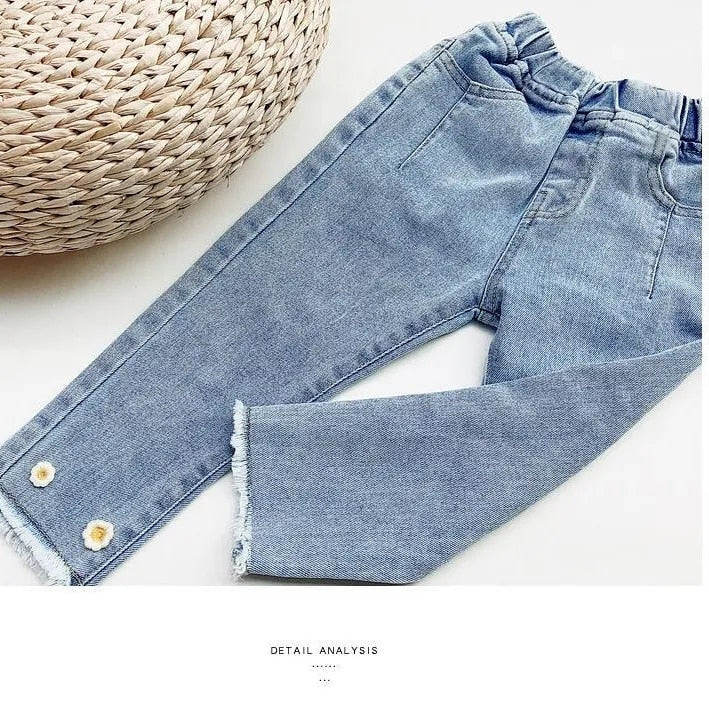 Kids Pants For Girls Jeans Pants Baby Pants Spring Autumn Pants For Children Trousers Kids Clothes 1-6 Years - Image 3