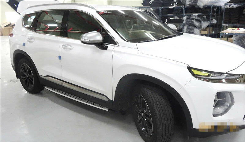 KINGCHER Aluminium Running Board Side Step Fit for Hyundai Santa Fe IX45 2019 2020 - Image 4