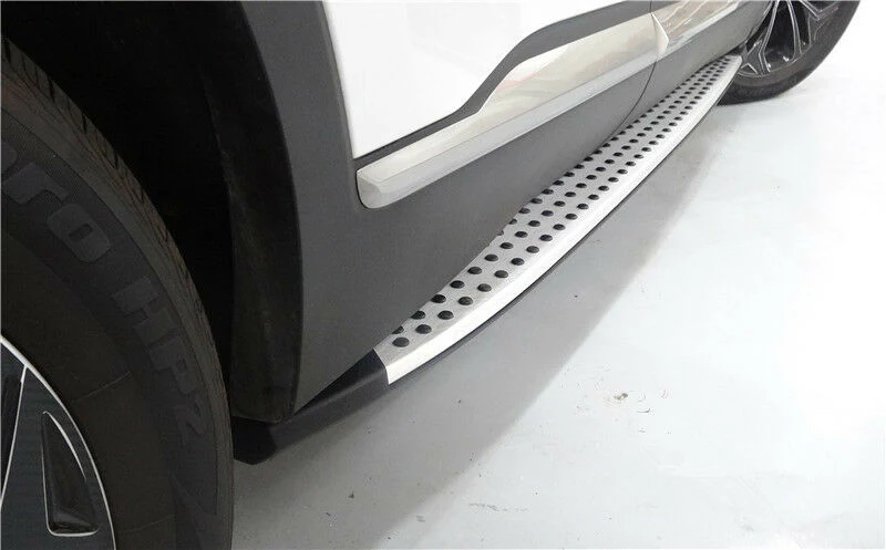 KINGCHER Aluminium Running Board Side Step Fit for Hyundai Santa Fe IX45 2019 2020 - Image 6
