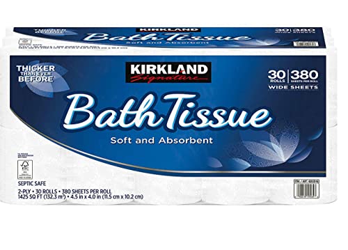 Kirkland Signature 2-Ply Bath Tissue, 30 Rolls - Image 3
