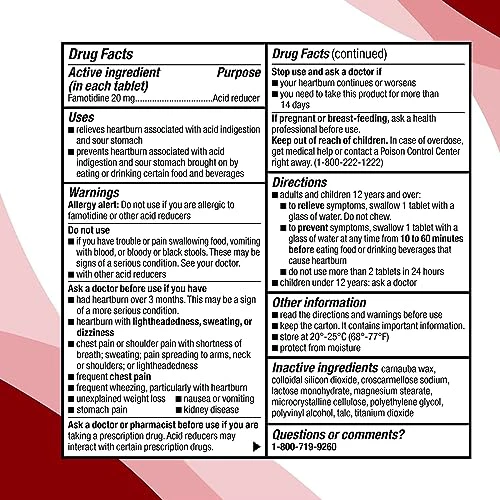 Kirkland Signature Acid Controller 20 mg, 125 Ct (2 Pack) Bundle with Exclusive "Say NO to Indigestion and Heartburn" - Better Idea Guide (3 Items) - Image 2