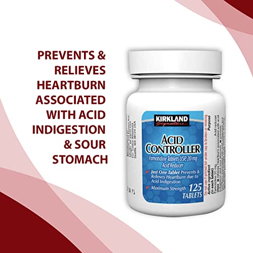 Kirkland Signature Acid Controller 20 mg, 125 Ct (2 Pack) Bundle with Exclusive "Say NO to Indigestion and Heartburn" - Better Idea Guide (3 Items) - Image 4