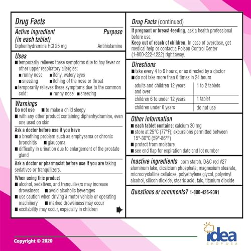 Kirkland Signature Allergy Medicine 25 mg, 600 Ct Bundle with Exclusive "Allergy Relief" - Better Idea Guide (2 Items) - Image 7