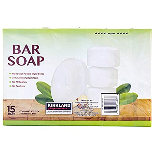Kirkland Signature Bar Soap with Shea Butter, 4.5 Ounce (15 Count) - Image 3