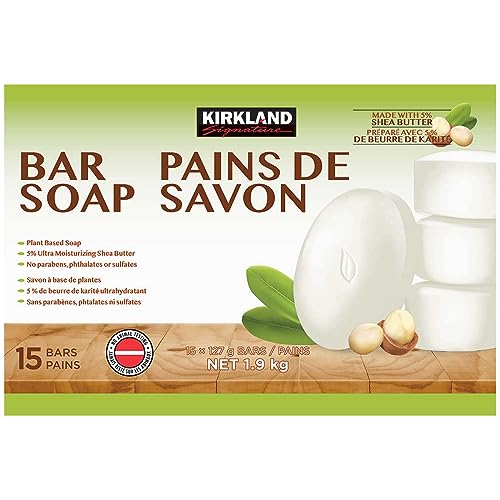 Kirkland Signature Bar Soap with Shea Butter, 4.5 Ounce (15 Count) - Image 5