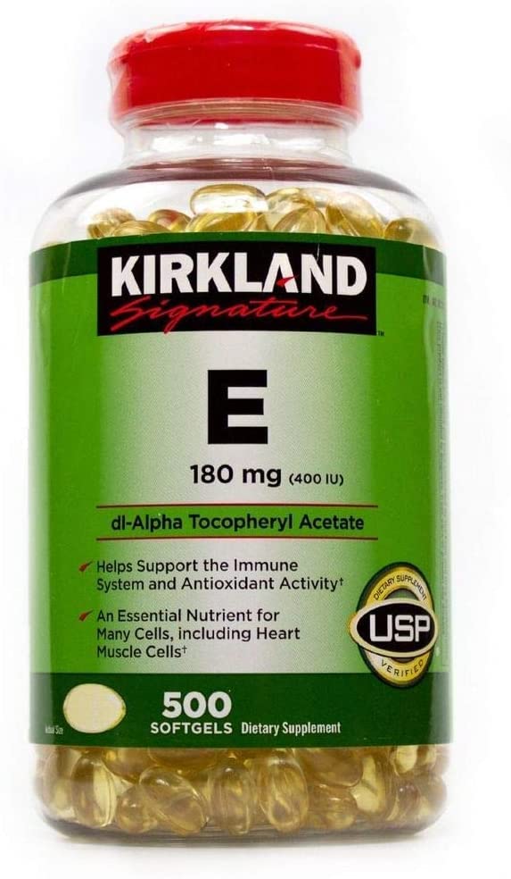 Kirkland Signature – Calcium Citrate, Magnesium and Zinc 500 Tablets + Vitamin E 400IU, 500 Softgels (Bundle of 2 Units Total) - Image 5