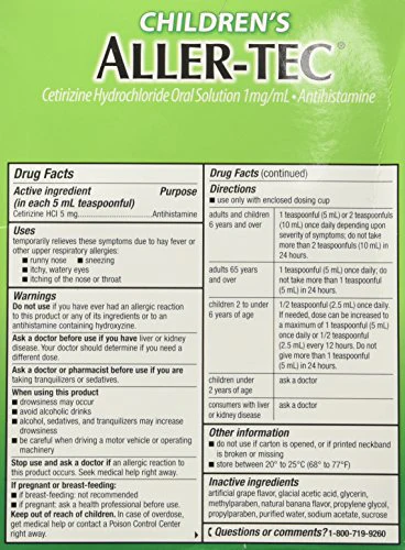 Kirkland Signature Children's Aller-Tec - 16 Oz - 2 Pk - Image 7