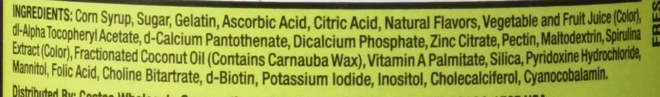 Kirkland Signature Children's Complete Multivitamin, 320 Gummies (2 Pack) - Image 2