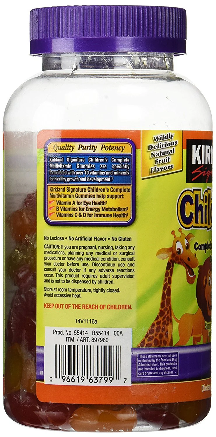 Kirkland Signature Children's Complete Multivitamin, 320 Gummies (2 Pack) - Image 5