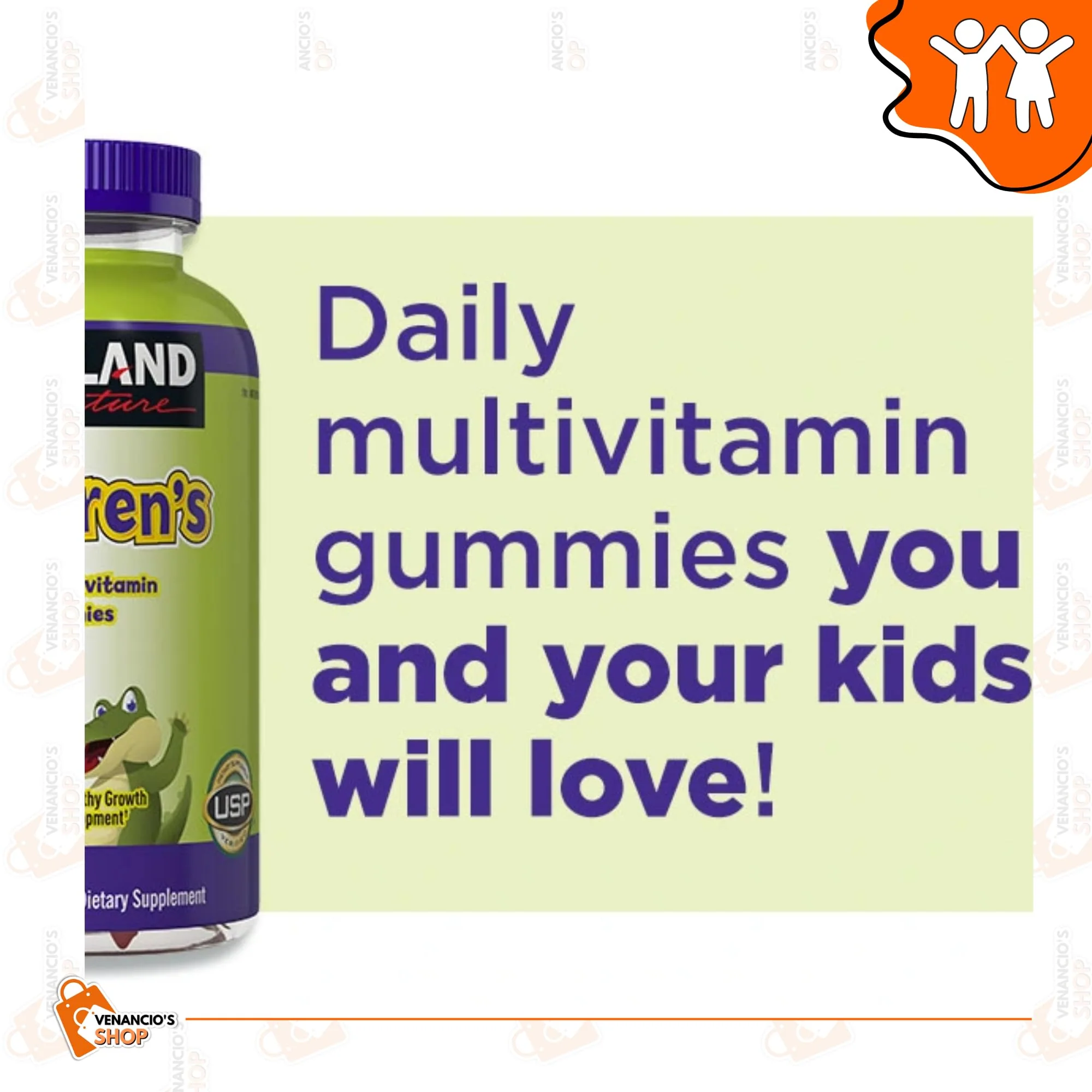 Kirkland Signature Children's Multivitamin, 160 Gummies per Bottle, Vitamins for Kids (Pack of 2) - Image 4
