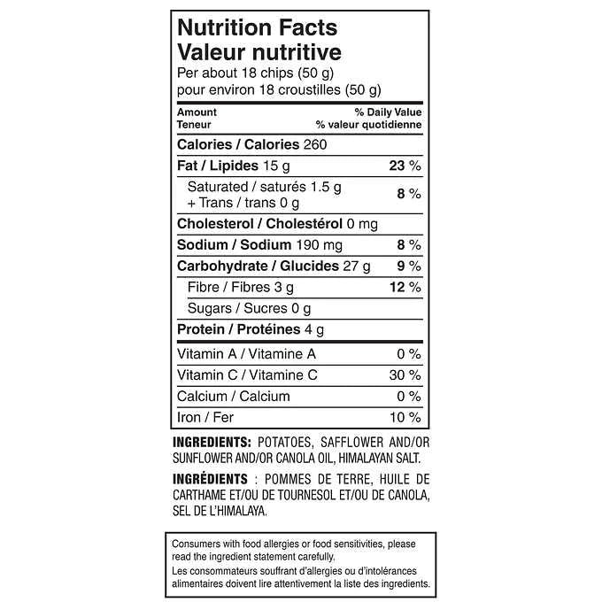 Kirkland Signature Himalayan Salt Potato Chips 32 Oz,, () - Image 2