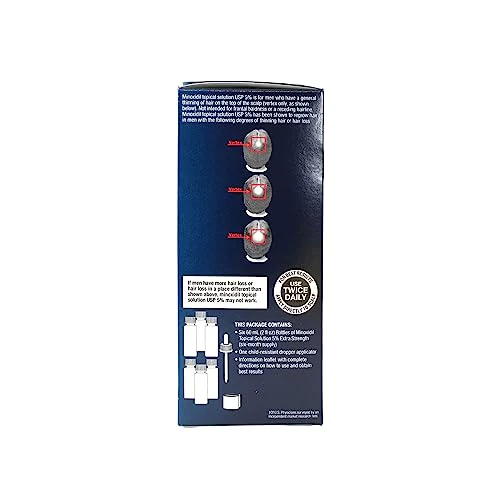 Kirkland Signature Minoxidil for Men 5% Extra Strength Hair Regrowth for Men (6 Months) - Image 5