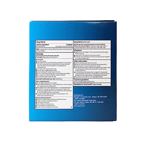 Kirkland Signature Minoxidil for Men 5% Extra Strength Hair Regrowth for Men (6 Months) - Image 6