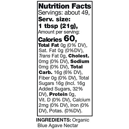 Kirkland Signature Organic Blue Agave All Purpose Sweetener, 36oz Bottle (Pack Of 2, Total of 72 Oz) - Image 3