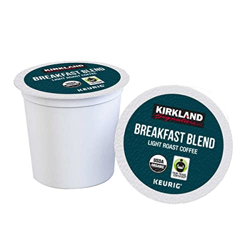 Kirkland Signature Organic Breakfast Blend Light-Roast Coffee, K-Cup Pods, 120 Count - Image 2